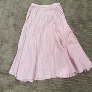 Zara Blush Pink Cotton Maxi Skirt